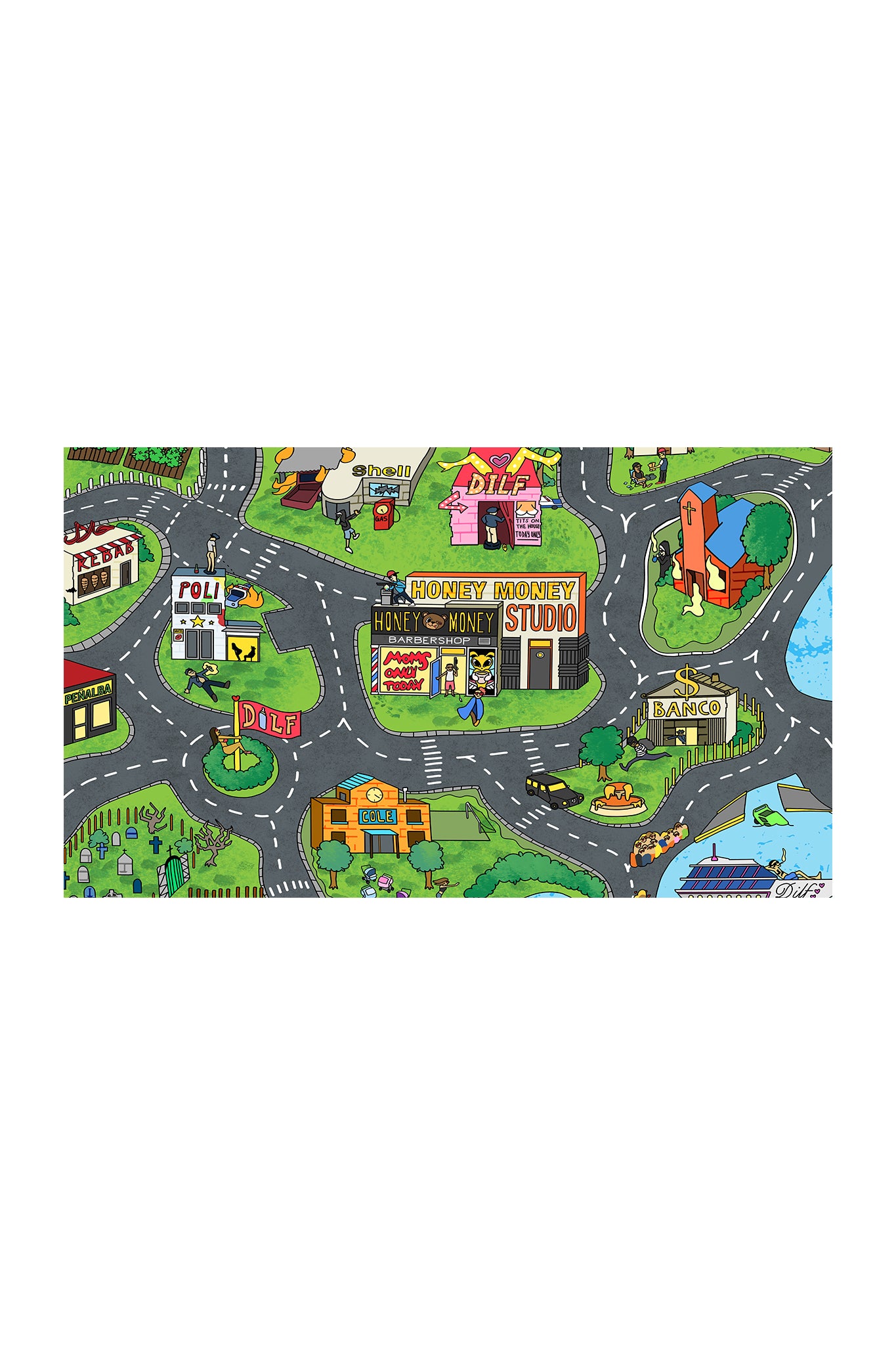 ALFOMBRA DE CARRETERAS HONEY MONEY