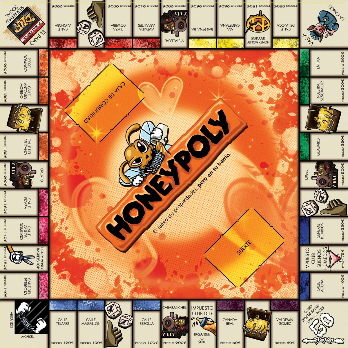 Honeypoly · El juego de propiedades, pero en tu barrio
