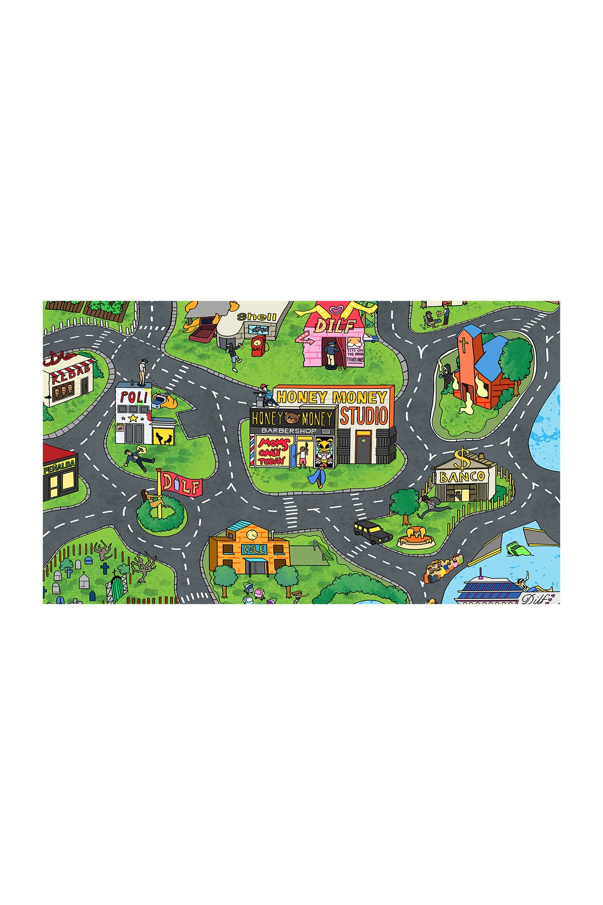 ALFOMBRA DE CARRETERAS HONEY MONEY